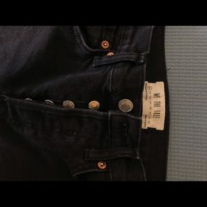 FREE PEOPLE black skinny jeans